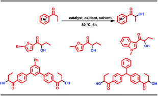 Graphical abstract: Iodine promoted α-hydroxylation of ketones