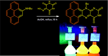 Graphical abstract: Synthesis and electronic properties of π-extended flavins