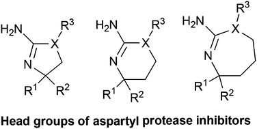 Graphical abstract: Synthesis of amino heterocycle aspartyl protease inhibitors