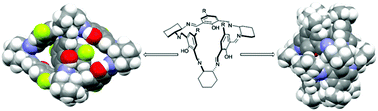 Graphical abstract: Readily prepared inclusion forming chiral calixsalens