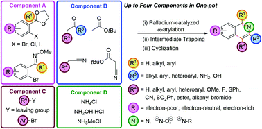 Graphical abstract: Palladium-catalyzed enolate arylation as a key C–C bond-forming reaction for the synthesis of isoquinolines