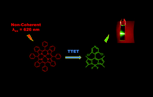 Graphical abstract: Photochemical upconversion and triplet annihilation limit from a boron dipyrromethene emitter