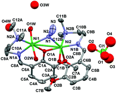 Graphical abstract: A Ni(ii) dinuclear complex bridged by end-on azide-N and phenolate-O atoms: spectral interpretation, magnetism and biological study