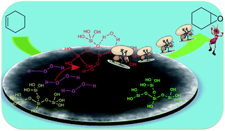 Graphical abstract: Silica microspheres containing high density surface hydroxyl groups as efficient epoxidation catalysts