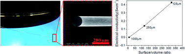 Graphical abstract: Optically-transparent and electrically-conductive AgI–AgPO3–WO3 glass fibers