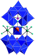 Graphical abstract: Synthesis, crystal structure and catalytic activity of the guanidinium cation directed nickel(ii)-containing open Wells–Dawson 19-tungstodiarsenate(iii) [{Ni(H2O)4}2{Na(H2O)}As2W19O67(H2O)]9−