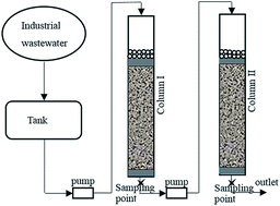 Graphical abstract: Treatment of metal wastewater in pilot-scale packed bed systems: efficiency of single- vs. mixed-mushrooms