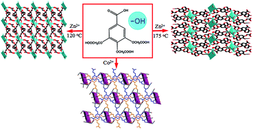 Graphical abstract: Self-assembly, crystal structures and properties of metal–3,4,5-tris(carboxymethoxy)benzoic acid frameworks based on polynuclear metal-hydroxyl clusters (M = Zn, Co)