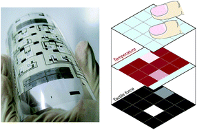 Graphical abstract: Highly selective flexible tactile strain and temperature sensors against substrate bending for an artificial skin