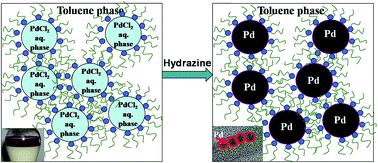 Graphical abstract: Nature of the Pd–CNT interaction in Pd nanoparticles dispersed on multi-walled carbon nanotubes and its implications in hydrogen storage properties