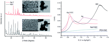 Graphical abstract: Electrocatalytic reduction of PhCH2Br on a Ag–Y zeolite modified electrode