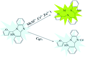 Graphical abstract: Binding site-driven sensing properties of a quinazoline derivative with metal cations