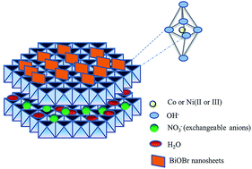 Graphical abstract: A BiOBr/Co–Ni layered double hydroxide nanocomposite with excellent adsorption and photocatalytic properties