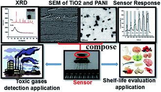 Graphical abstract: Fabrication and design of a toxic gas sensor based on polyaniline/titanium dioxide nanocomposite film by layer-by-layer self-assembly