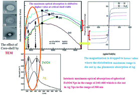 Graphical abstract: Light trapping effect in plasmonic blockade at the interface of Fe3O4@Ag core/shell