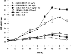 Graphical abstract: Lead biotransformation potential of allochthonous Bacillus sp. SKK11 with sesame oil cake extract in mine soil