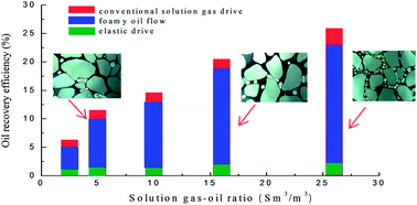 Graphical abstract: Experimental study on the performance of foamy oil flow under different solution gas–oil ratios