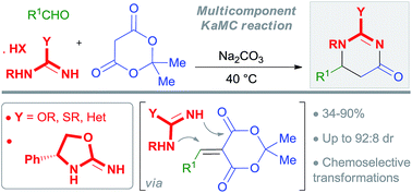 Graphical abstract: Modified multicomponent Biginelli–Atwal reaction towards a straightforward construction of 5,6-dihydropyrimidin-4-ones