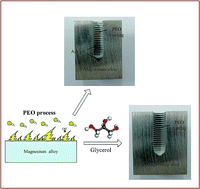 Graphical abstract: Glycerol as a leveler on ZK60 magnesium alloys during plasma electrolytic oxidation