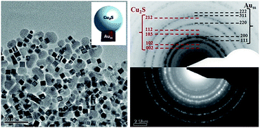 Graphical abstract: Morphology control synthesis of Au–Cu2S metal-semiconductor hybrid nanostructures by modulating reaction constituents