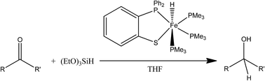 Graphical abstract: Syntheses and catalytic application of hydrido iron(ii) complexes with [P,S]-chelating ligands in hydrosilylation of aldehydes and ketones