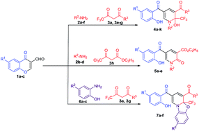 Graphical abstract: Facile construction of novel heterocyclic compounds: three-component, one-pot synthesis of 2-hydroxybenzoyl-1,2-dihydropyridine-3-carboxylates, ketones, pyridone-3-carboxylates and benzopyrido-1,3-oxazole-4-carboxylates