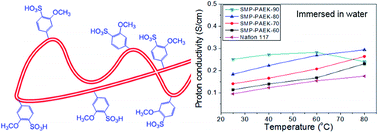 Graphical abstract: High proton conductivity of sulfonated methoxyphenyl-containing poly(arylene ether ketone) for proton exchange membranes