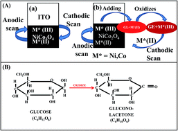 Graphical abstract: Electrodeposited spinel NiCo2O4 nanosheet arrays for glucose sensing application