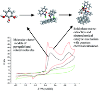 Graphical abstract: A quantum chemical study on the electrochemical behaviour and solid phase microextraction of pyrogallol at an aluminum-8-hydroxylquinonoline modified carbon paste electrode