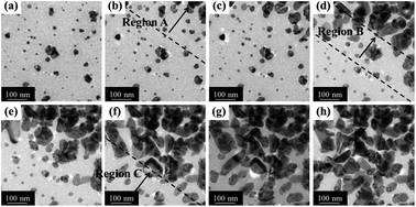 Graphical abstract: In situ liquid-cell transmission electron microscopy for direct observation of concentration-dependent growth and dissolution of silver nanoparticles