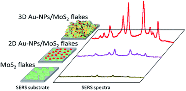 Graphical abstract: Synthesis of porous gold nanoparticle/MoS2 nanocomposites based on redox reactions