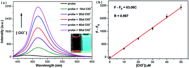 Graphical abstract: An ICT based ultraselective and sensitive fluorescent probe for detection of HClO in living cells