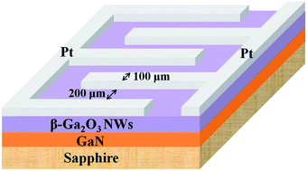 Graphical abstract: Effects of humidity and ultraviolet characteristics on β-Ga2O3 nanowire sensor