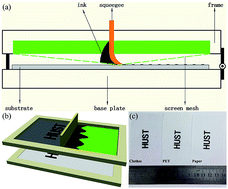 Graphical abstract: Fully screen printed highly conductive electrodes on various flexible substrates for asymmetric supercapacitors