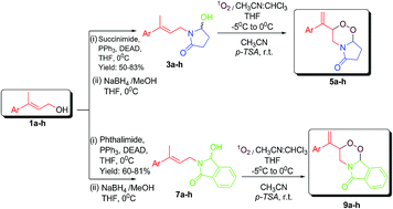 Graphical abstract: Synthesis and antimalarial activity of novel bicyclic and tricyclic aza-peroxides