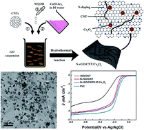Graphical abstract: Nitrogen-doped graphene/carbon nanotube/Co3O4 hybrids: one-step synthesis and superior electrocatalytic activity for the oxygen reduction reaction