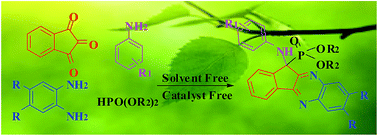 Graphical abstract: Highly efficient one-pot four-component Kabachnik–Fields synthesis of novel α-amino phosphonates under solvent-free and catalyst-free conditions