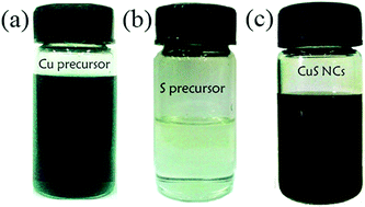 Graphical abstract: Preparation of monodispersed CuS nanocrystals in an oleic acid/paraffin system