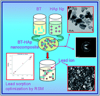 Graphical abstract: Synthesis of bentonite clay based hydroxyapatite nanocomposites cross-linked by glutaraldehyde and optimization by response surface methodology for lead removal from aqueous solution