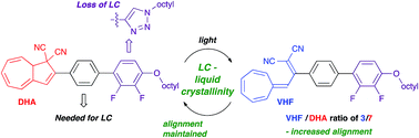 Graphical abstract: Liquid crystalline dihydroazulene photoswitches