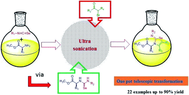 Graphical abstract: Regioselective one-pot three component synthesis of chiral 2-iminoselenazolines under sonication