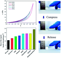 Graphical abstract: Autocatalytic synthesis of molecular-bridged silica aerogels with excellent absorption and super elasticity