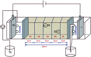 Graphical abstract: Greener technology for organic reactive dye degradation in textile dye-contaminated field soil and in situ formation of “electroactive species” at the anode by electrokinetics