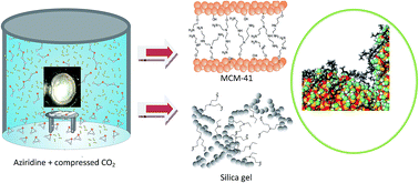 Graphical abstract: Hybrid aminopolymer–silica materials for efficient CO2 adsorption