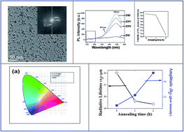 Graphical abstract: Novel green phosphorescence from pristine ZnO quantum dots: tuning of correlated color temperature