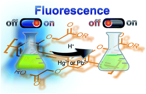 Graphical abstract: Pyridine-based poly(aryleneethynylene)s: a study on anionic side chain density and their influence on optical properties and metallochromicity