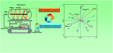 Graphical abstract: Responses of ammonia-oxidizing bacteria community composition to temporal changes in physicochemical parameters during food waste composting