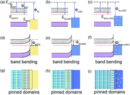Graphical abstract: Enhanced electrical properties in ferroelectric thin films on conductive Au–LaNiO3 nanocomposite electrodes via modulation of Schottky potential barrier