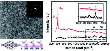 Graphical abstract: Interlayer coupling of a direct van der Waals epitaxial MoS2/graphene heterostructure