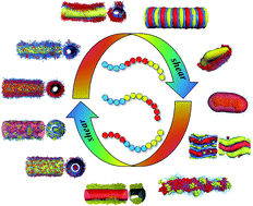 Graphical abstract: Shear-induced self-assembly of linear ABC triblock copolymers in solution: creation of 1D cylindrical micellar structures